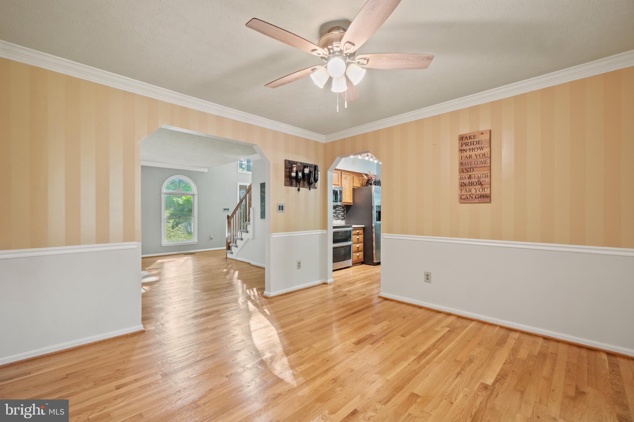 481 Hope Road Stafford, VA 22554 - Photo 19 of 45 Formal Dining room view into kitchen and foyer