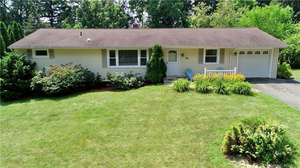 75 Curve Hill Road Cheshire, CT 06410 - Photo 1 of 1 a view of a house with garden and yard