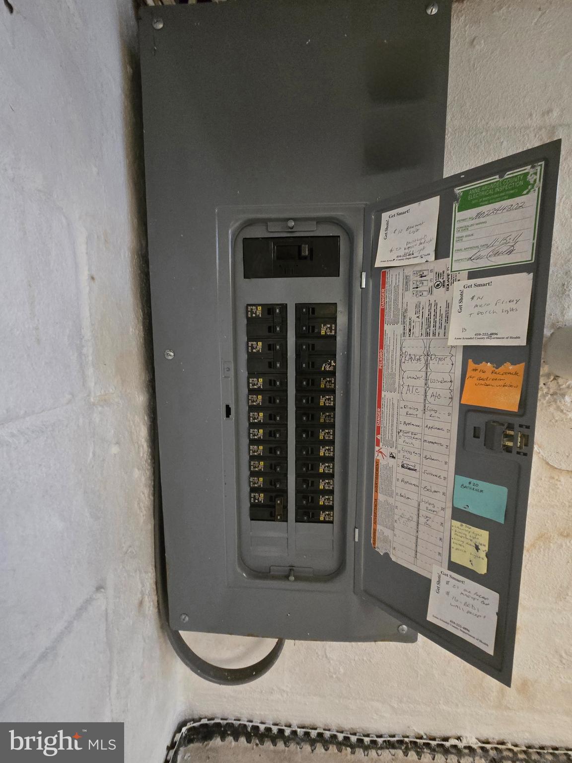 336 Bar Harbor Road Pasadena, MD 21122 - Photo 27 of 82 electrical panel