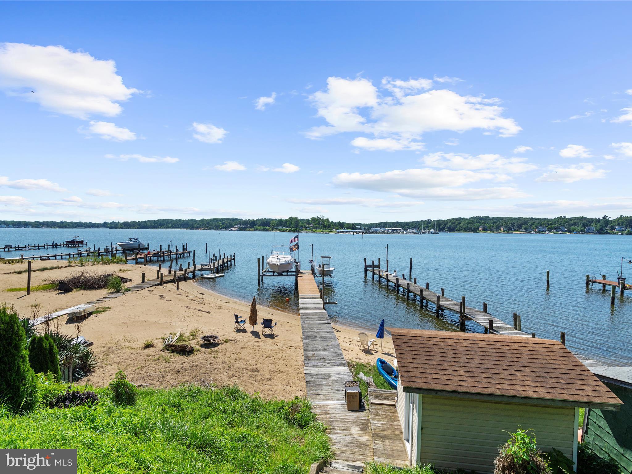 336 Bar Harbor Road Pasadena, MD 21122 - Photo 62 of 82 a view of a lake with outdoor space