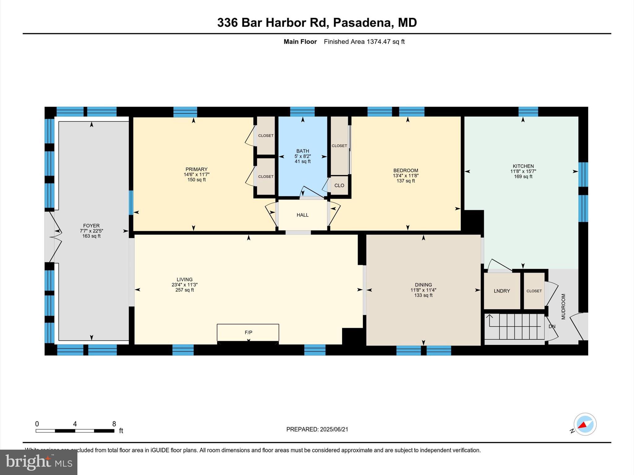 336 Bar Harbor Road Pasadena, MD 21122 - Photo 81 of 82 view of a black and white photo