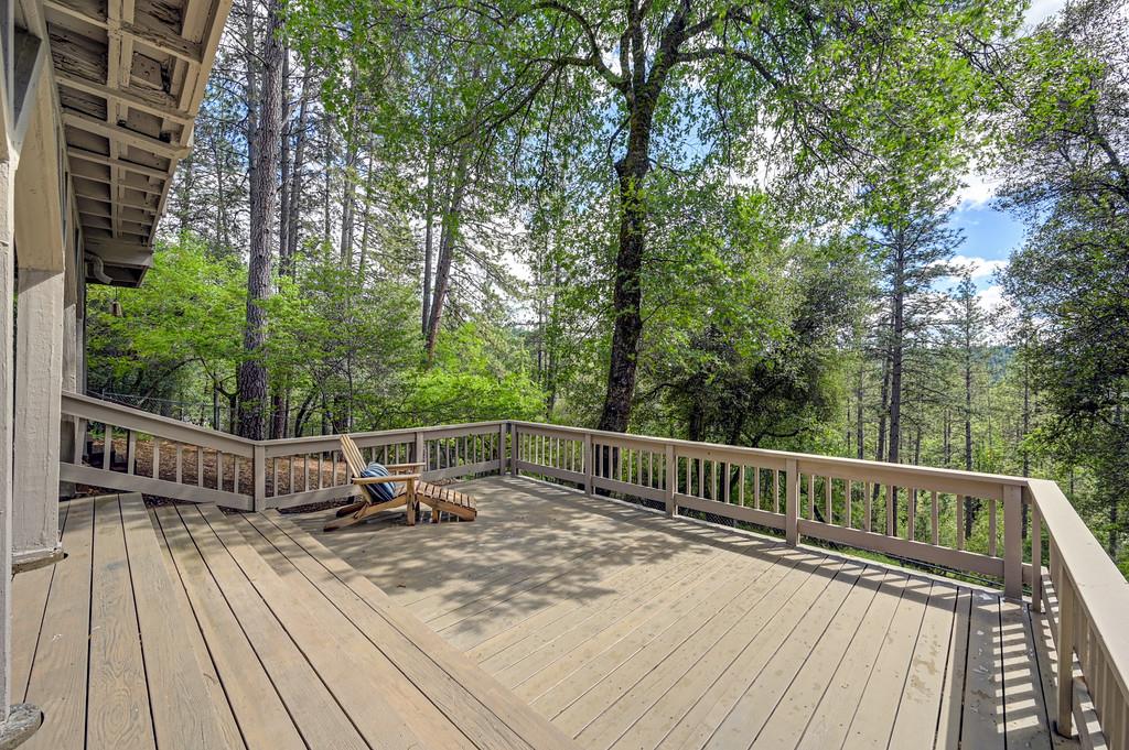 3971 Donner Trail Placerville, CA 95667 - Photo 53 of 78 a view of backyard with deck and trees