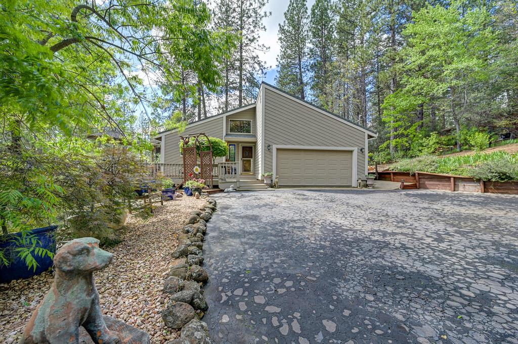 3971 Donner Trail Placerville, CA 95667 - Photo 10 of 78 a view of a house with a yard and a large tree