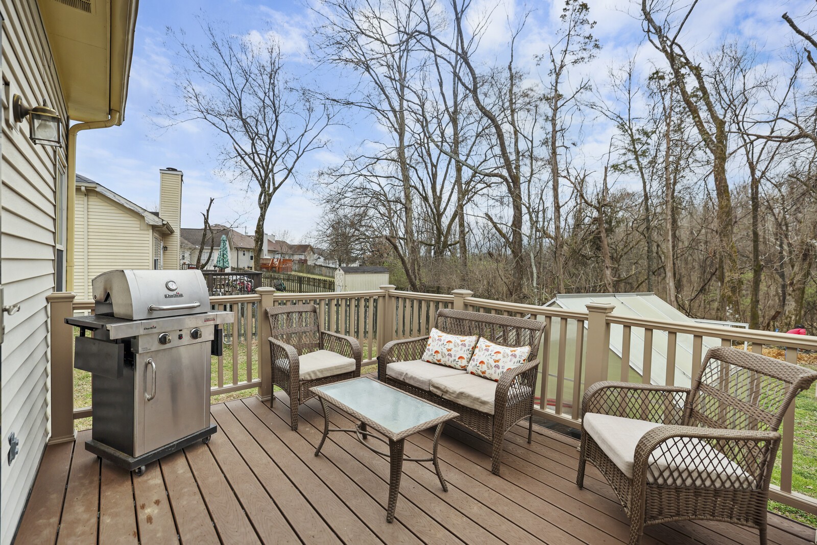 119 Pine Grove Road Mount Juliet, TN 37122 - Photo 30 of 37 a view of a chairs and table on the deck