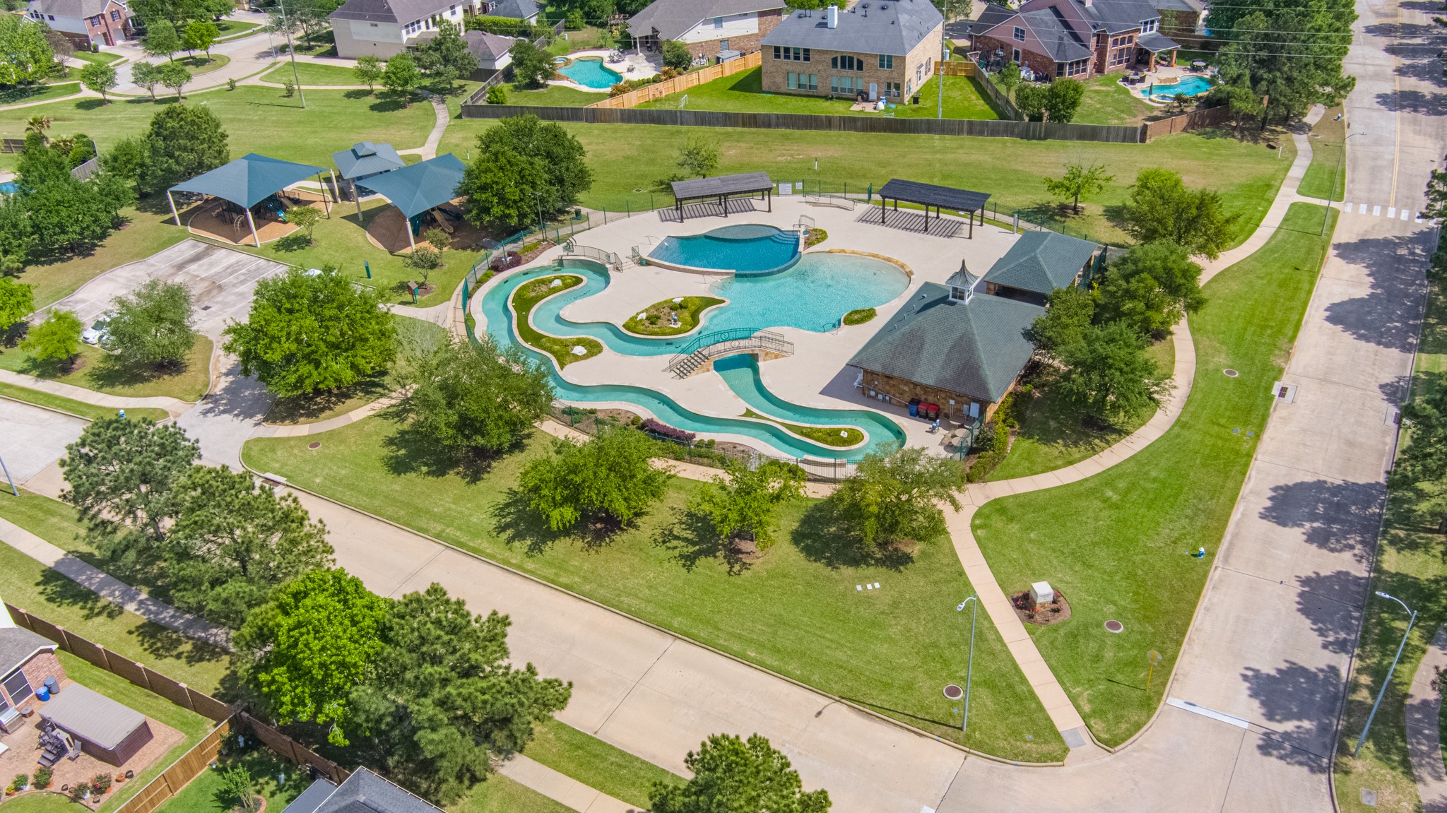 10410 Kilbride Way Court Spring, TX 77379 - Photo 47 of 49 Gleannloch Farms Lazy River pool is just a few blocks away.