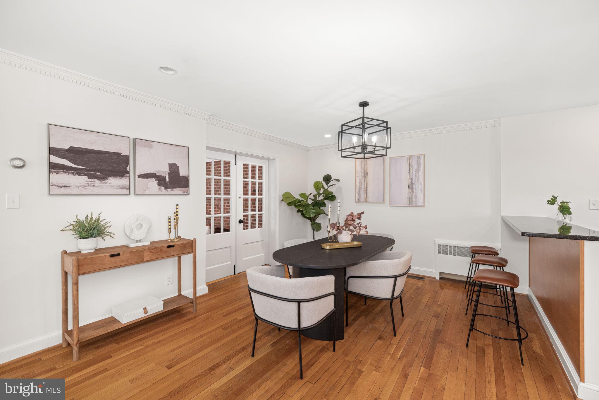 3636 Appleton Street Northwest Washington, DC 20008 - Photo 12 of 48 Double French doors