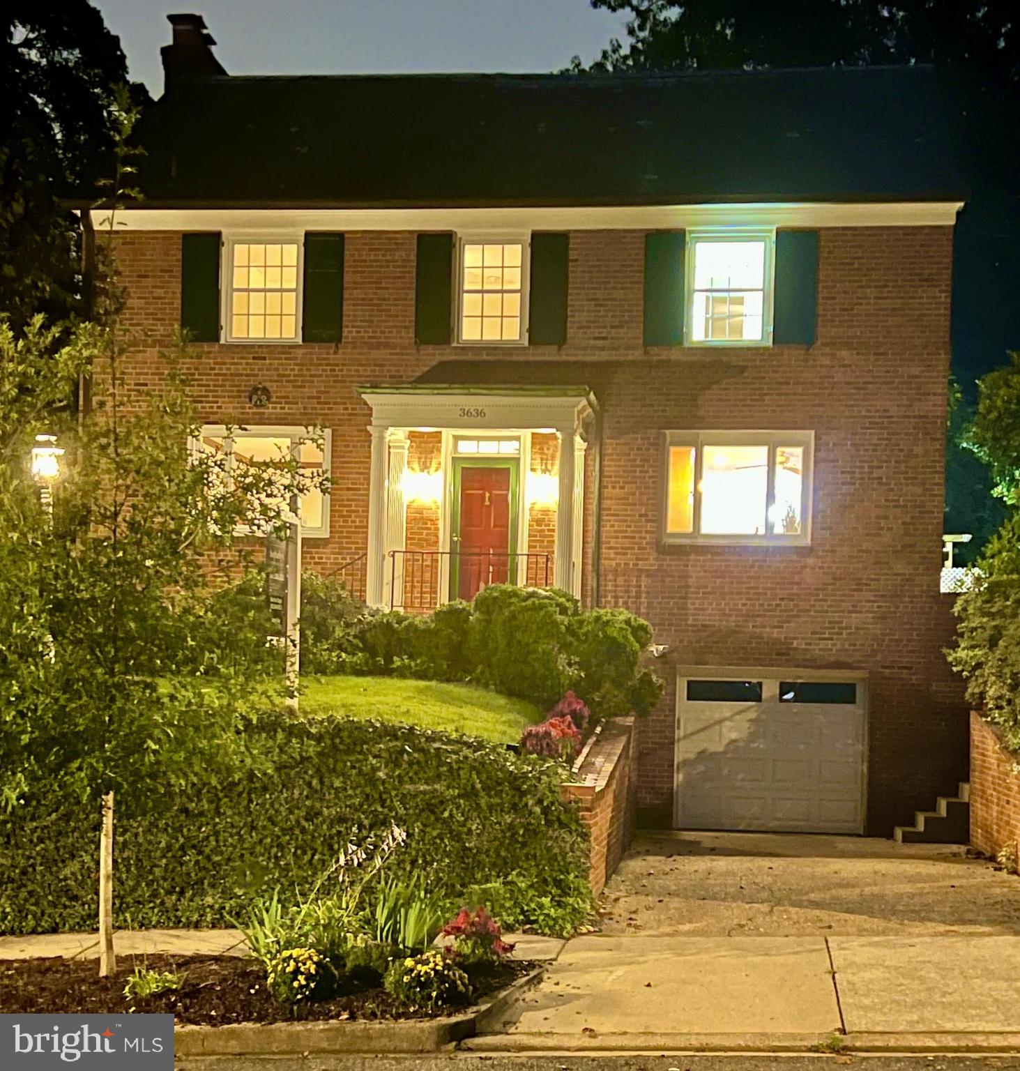 3636 Appleton Street Northwest Washington, DC 20008 - Photo 2 of 48 Custom built home twilight photo!