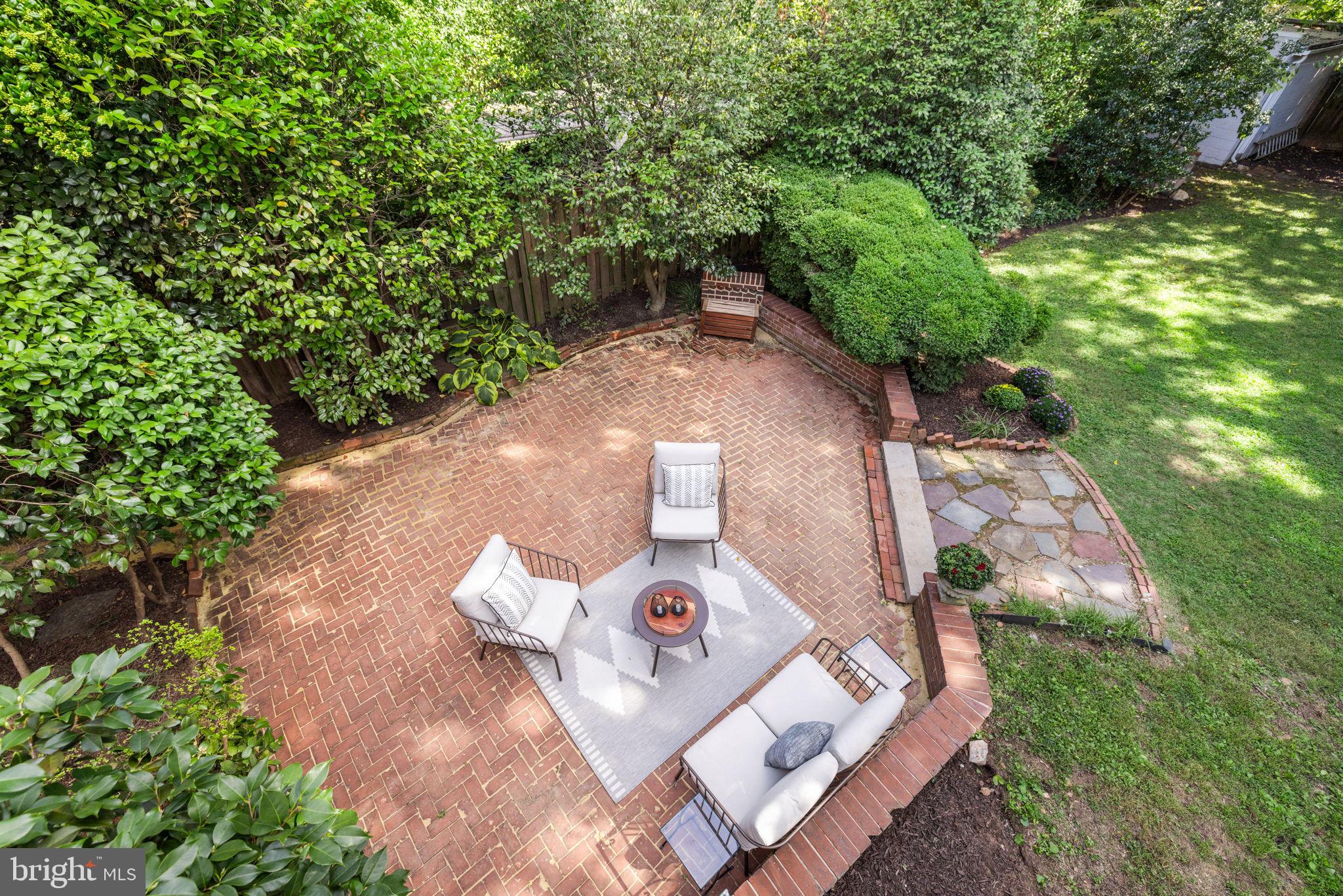 3636 Appleton Street Northwest Washington, DC 20008 - Photo 24 of 48 Looking down to the patio