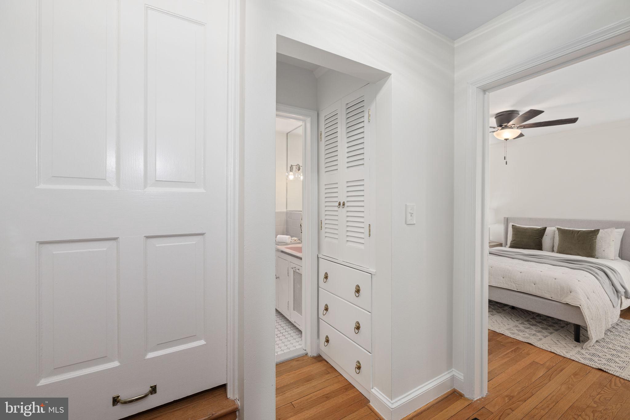 3636 Appleton Street Northwest Washington, DC 20008 - Photo 28 of 48 Fun door that blocks the upper level