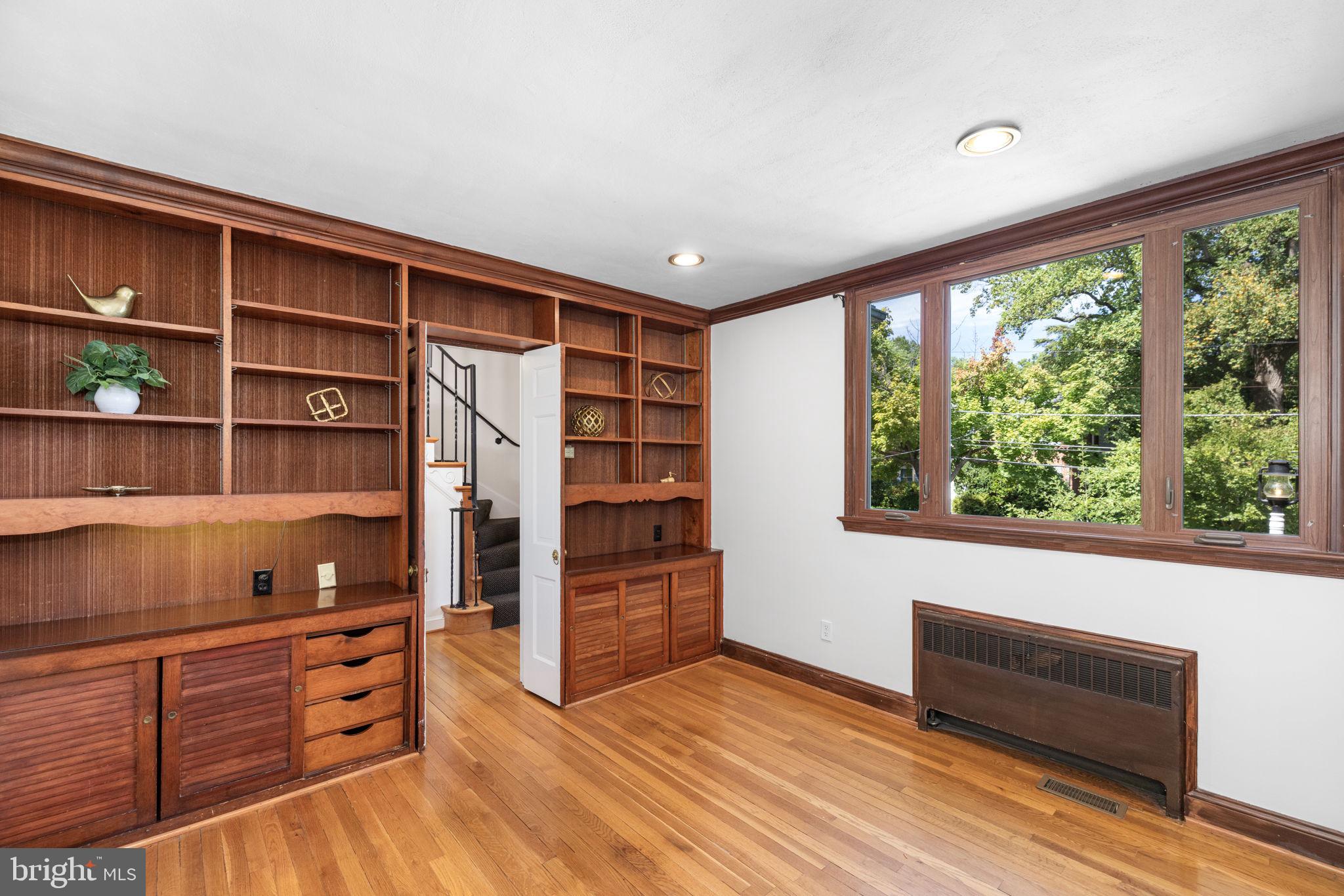 3636 Appleton Street Northwest Washington, DC 20008 - Photo 6 of 48 This den also has great shelves and a big picture