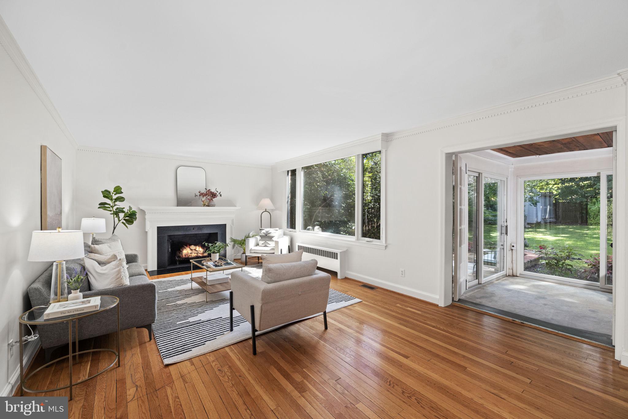 3636 Appleton Street Northwest Washington, DC 20008 - Photo 9 of 48 Open concept with a twist