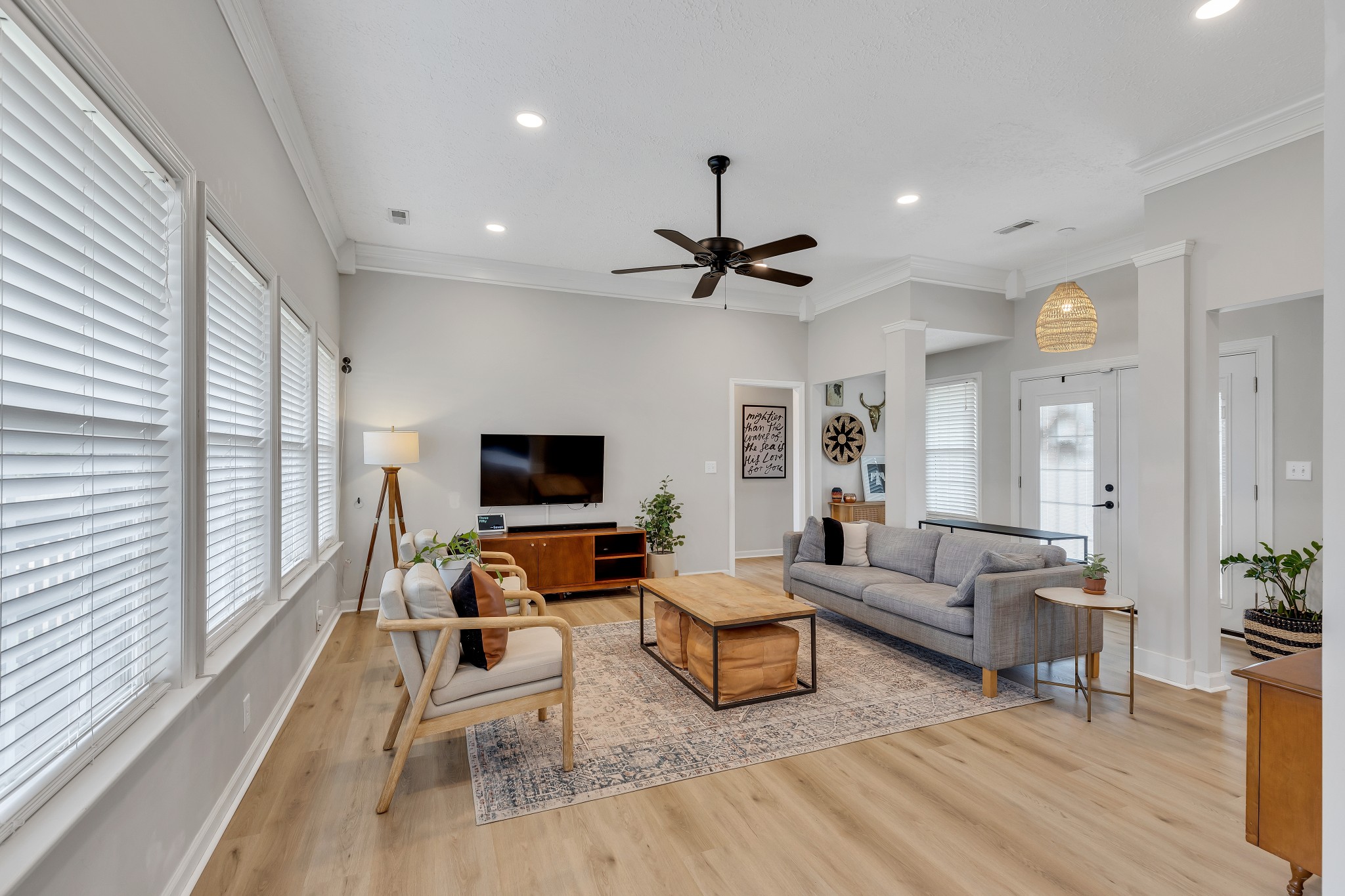 1213 Hunters Point Lane Spring Hill, TN 37174 - Photo 5 of 30 a living room with furniture and a flat screen tv