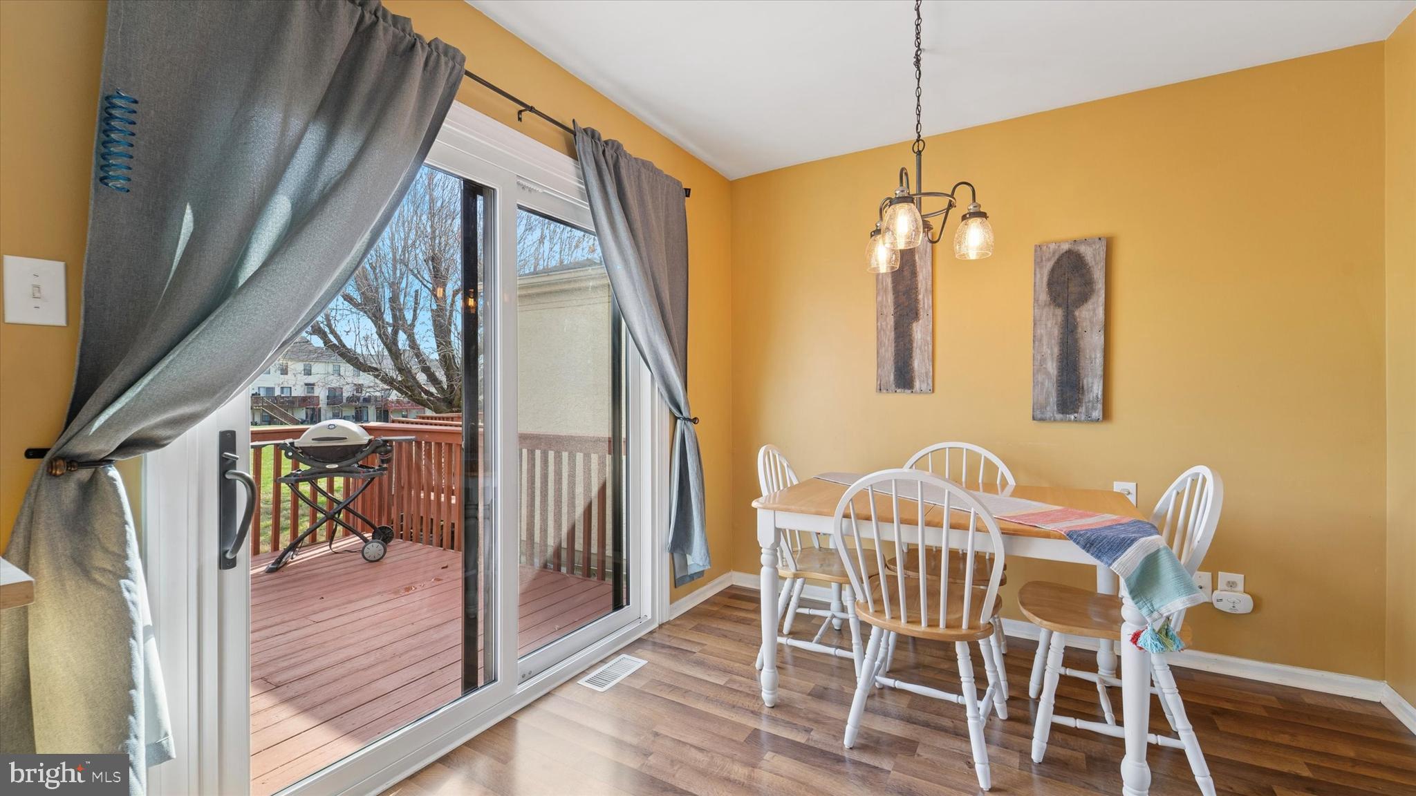21 Ruth Road Brookhaven, PA 19015 - Photo 10 of 24 Dining area & sliding doors to deck