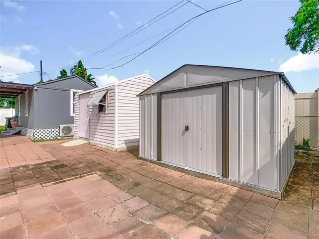 a view of a house with a patio