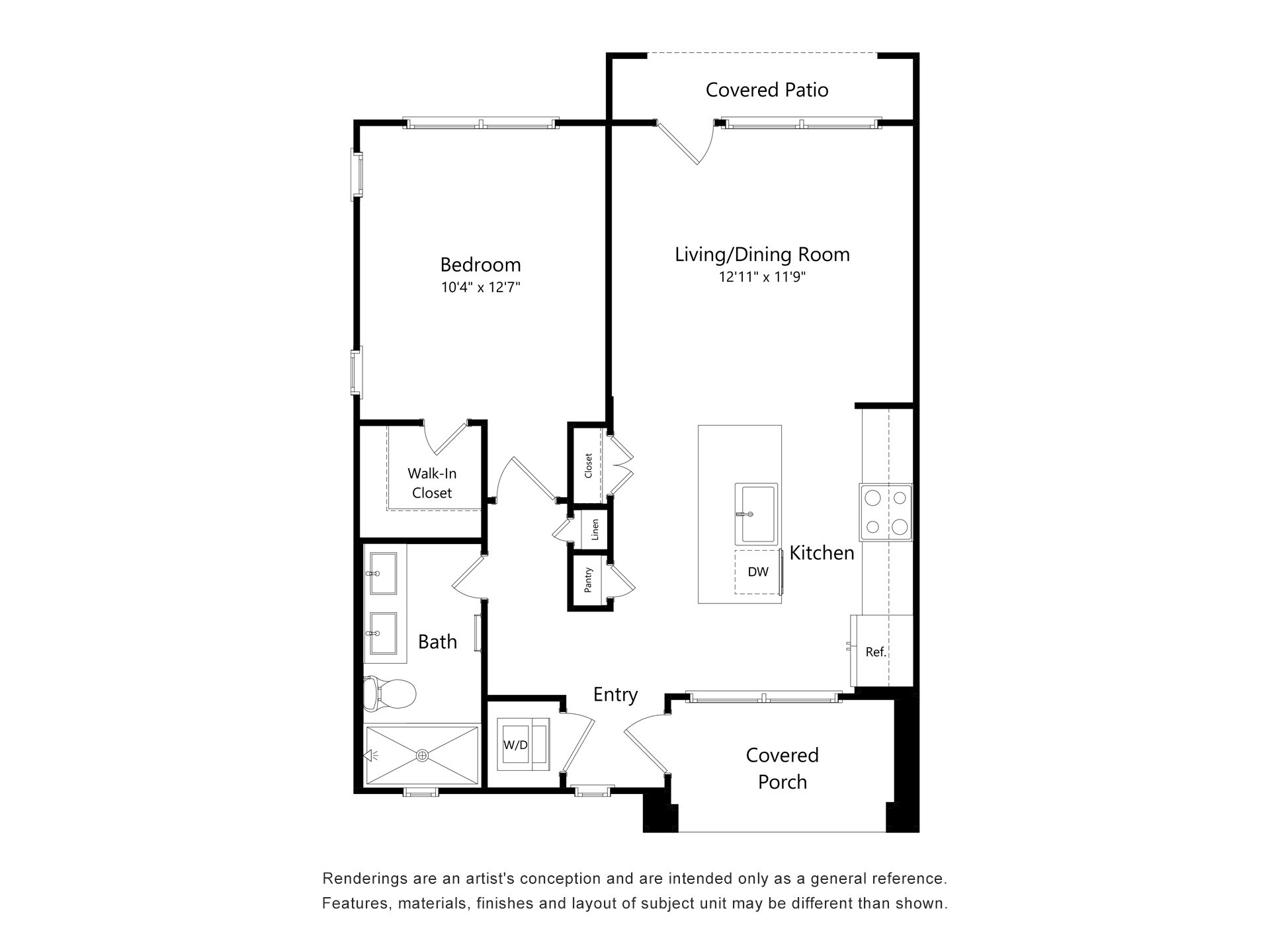 10503 Peek Road, Unit 2611 Cypress, TX 77433 - Photo 10 of 10 a picture of a floor plan