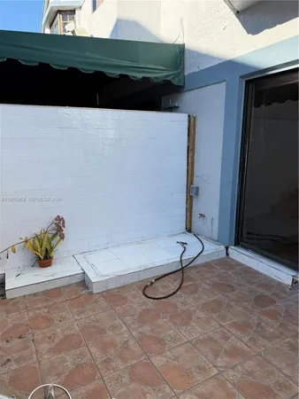 a view of patio