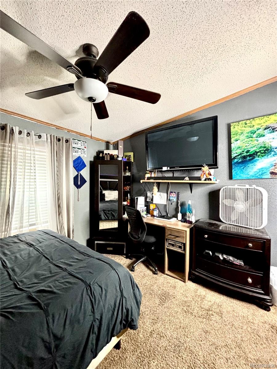 2660 Hawk Street Denver, CO 80260 - Photo 23 of 25 a bed room with a bed and a television