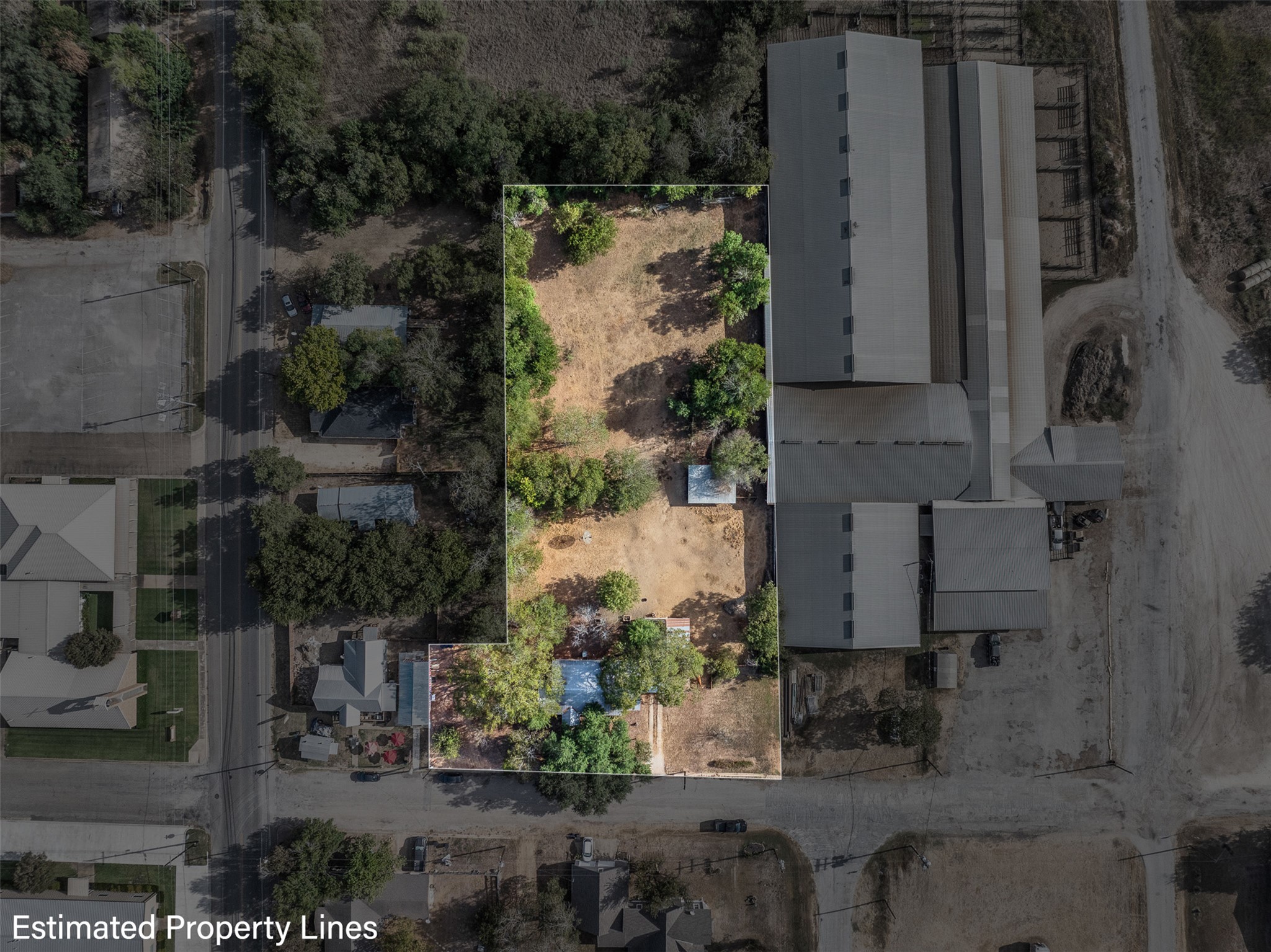 517 First Street Lexington, TX 78947 - Photo 31 of 37 an aerial view of residential house with outdoor space