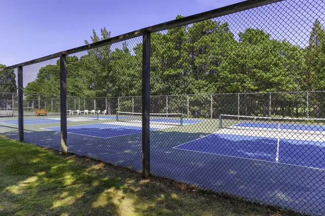 a view of outdoor space with seating