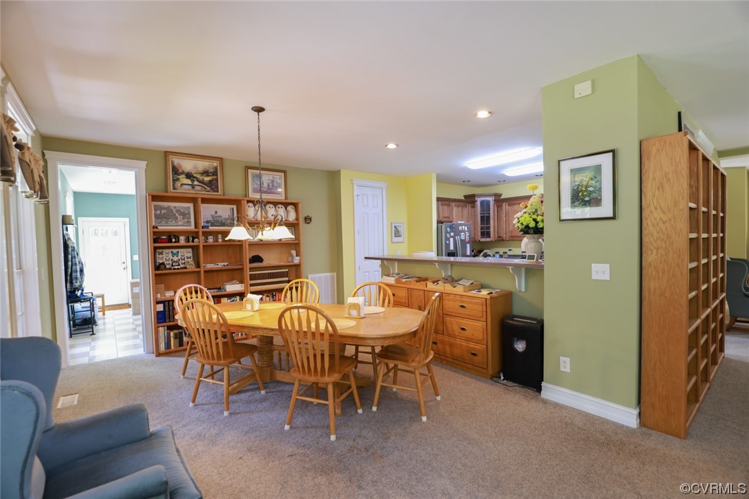85 Rubermont Road Victoria, VA 23974 - Photo 21 of 49 a dining room with furniture and window