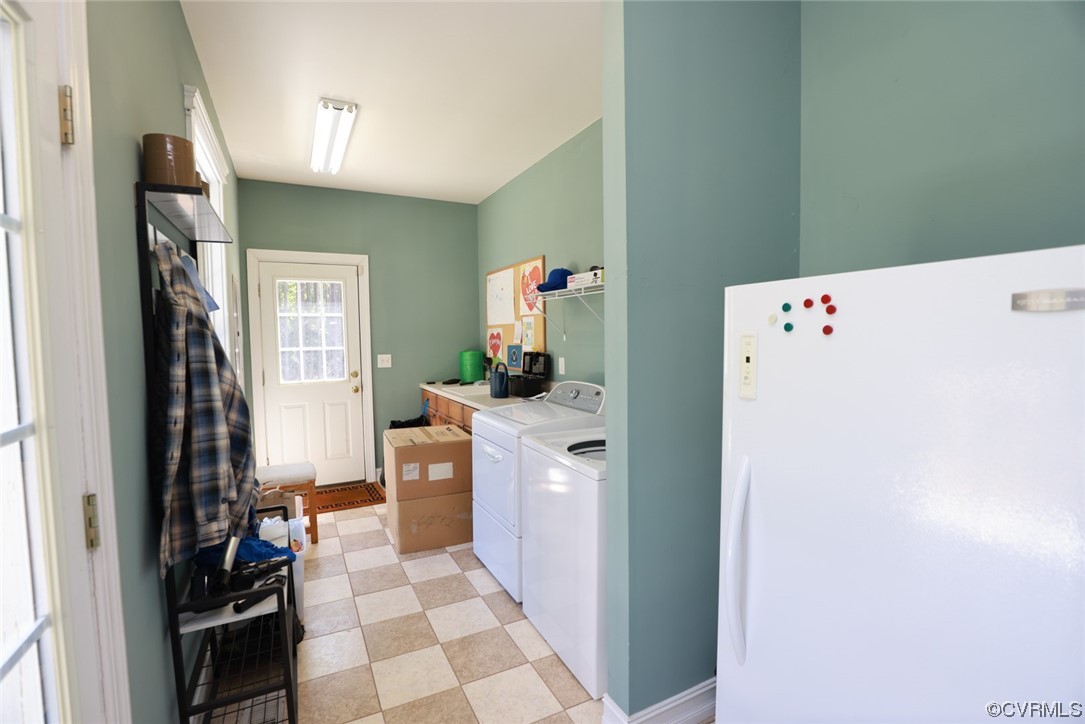 85 Rubermont Road Victoria, VA 23974 - Photo 37 of 49 a kitchen with a refrigerator and a stove