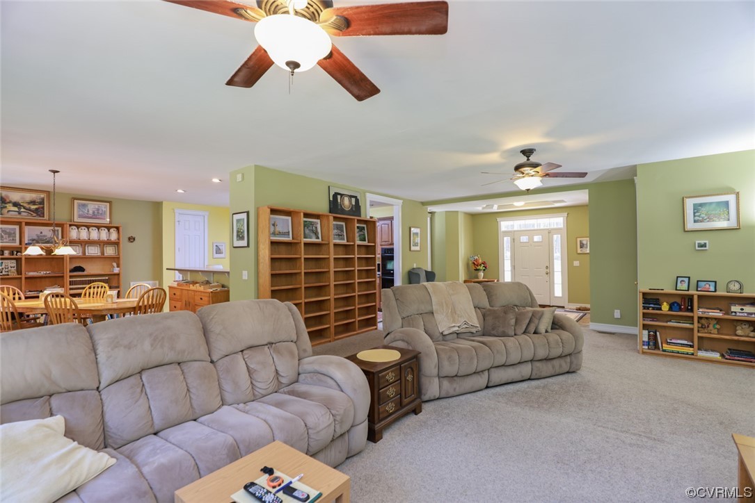 85 Rubermont Road Victoria, VA 23974 - Photo 8 of 49 a living room with furniture ceiling fan and a window