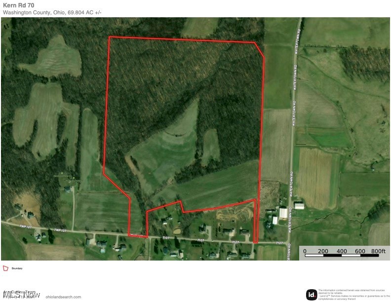 Kern Road Waterford, OH 45786 - Photo 47 of 49 Map / location with property parcel outlined