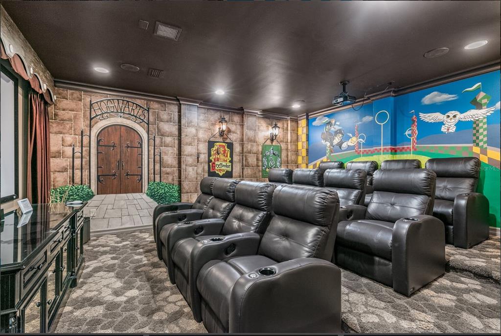 1105 Watson Court Reunion, FL 34747 - Photo 43 of 61 a media room with lots of chairs and a projector