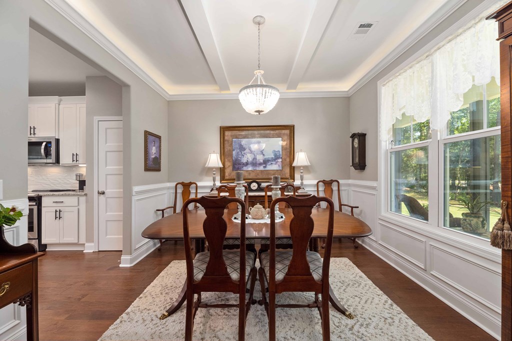 5730 Lower Blue Springs Road Hamilton, GA 31811 - Photo 12 of 40 Gorgeous Shallow Beamed Ceiling in Dining Room!