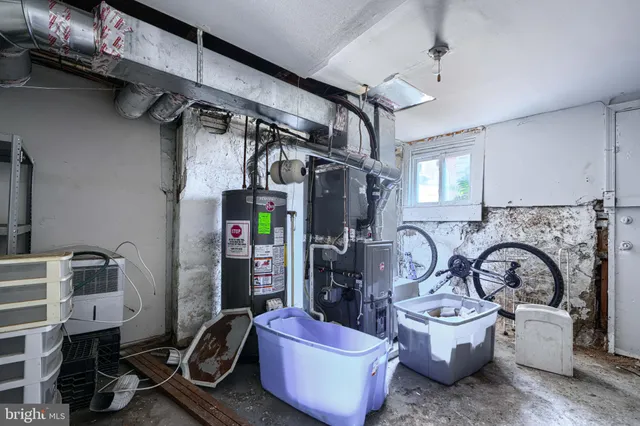 a view of a room with rack on the wall