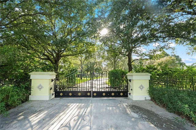 a view of a house with a backyard and a trees