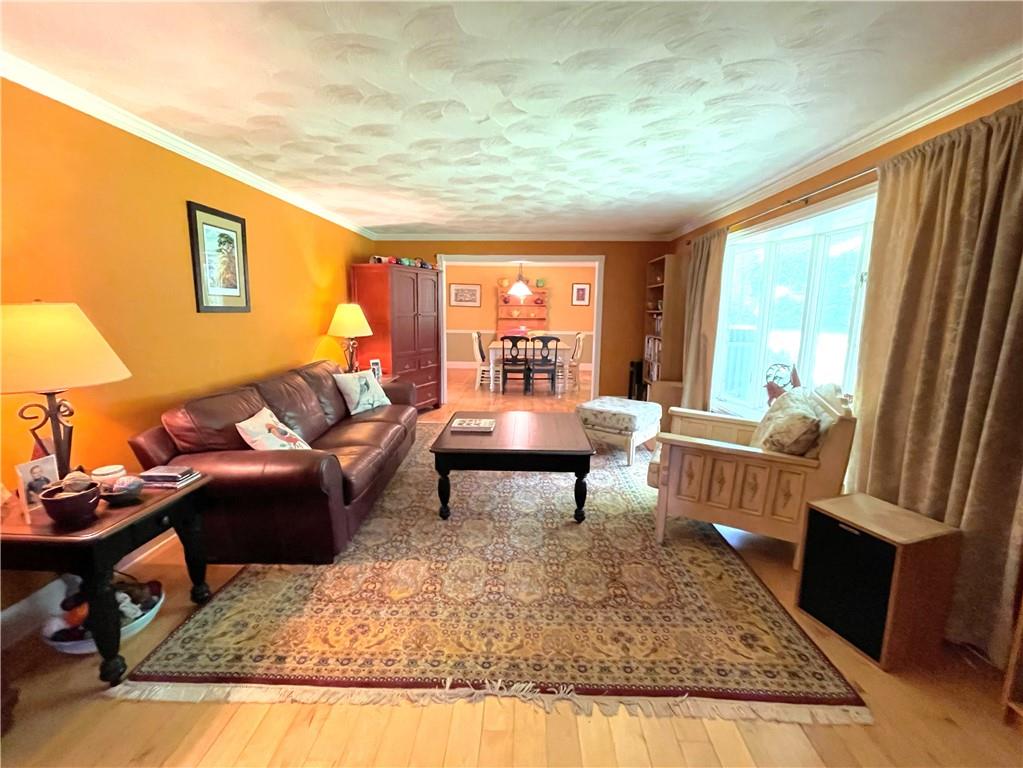 740 Four Mile Run Road Ligonier, PA 15658 - Photo 5 of 12 a living room with furniture and a rug