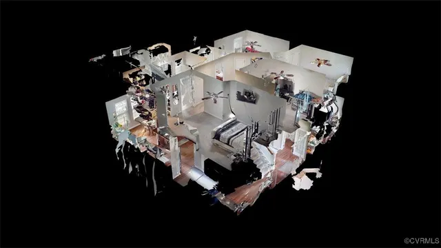 a house view with swimming pool in front of it