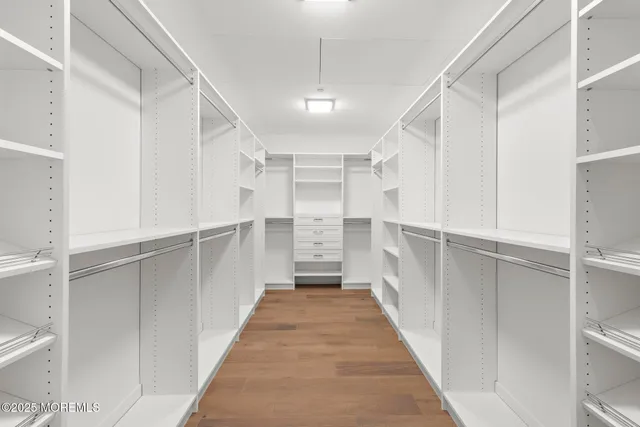 a view of walk in closet