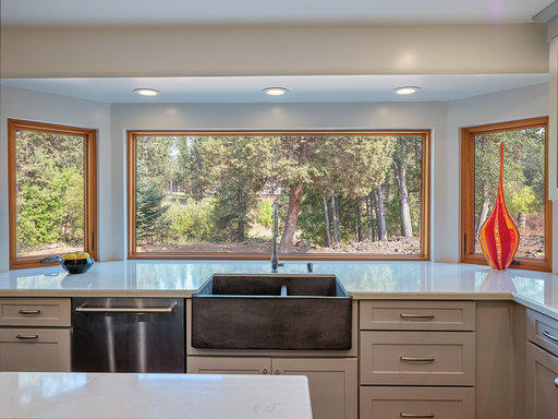 37600 Vedder Road Burney, CA 96013 - Photo 15 of 69 a kitchen with stainless steel appliances granite countertop a sink and a microwave
