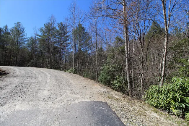 a view of a covered with snow on the road
