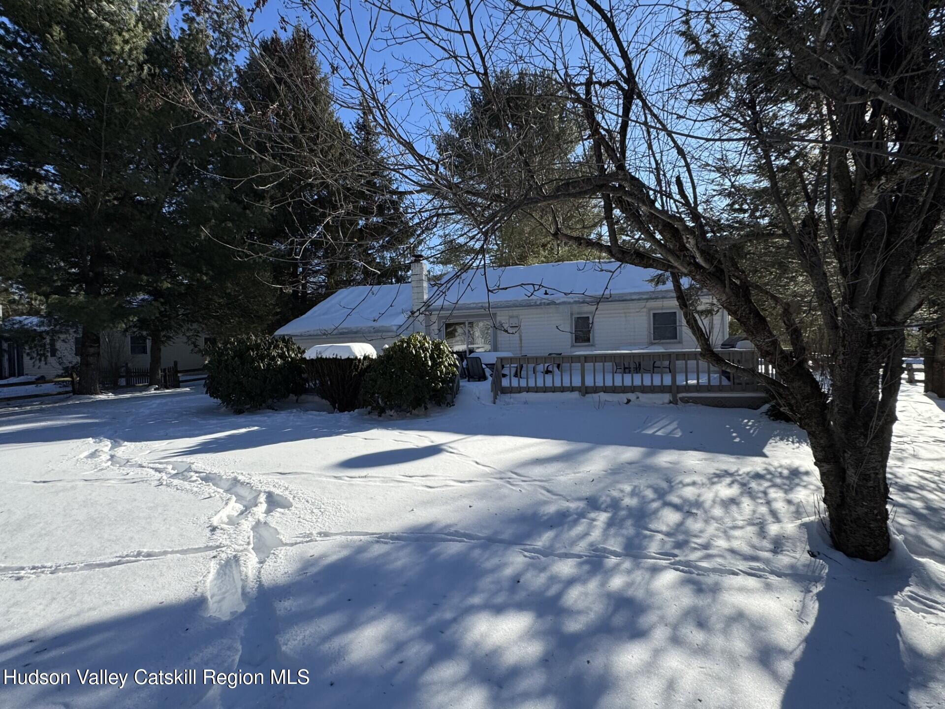 107 Route 40 Road Hensonville, NY 12439 - Photo 21 of 22 a front view of a house with a yard