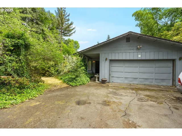 a house with a outdoor space