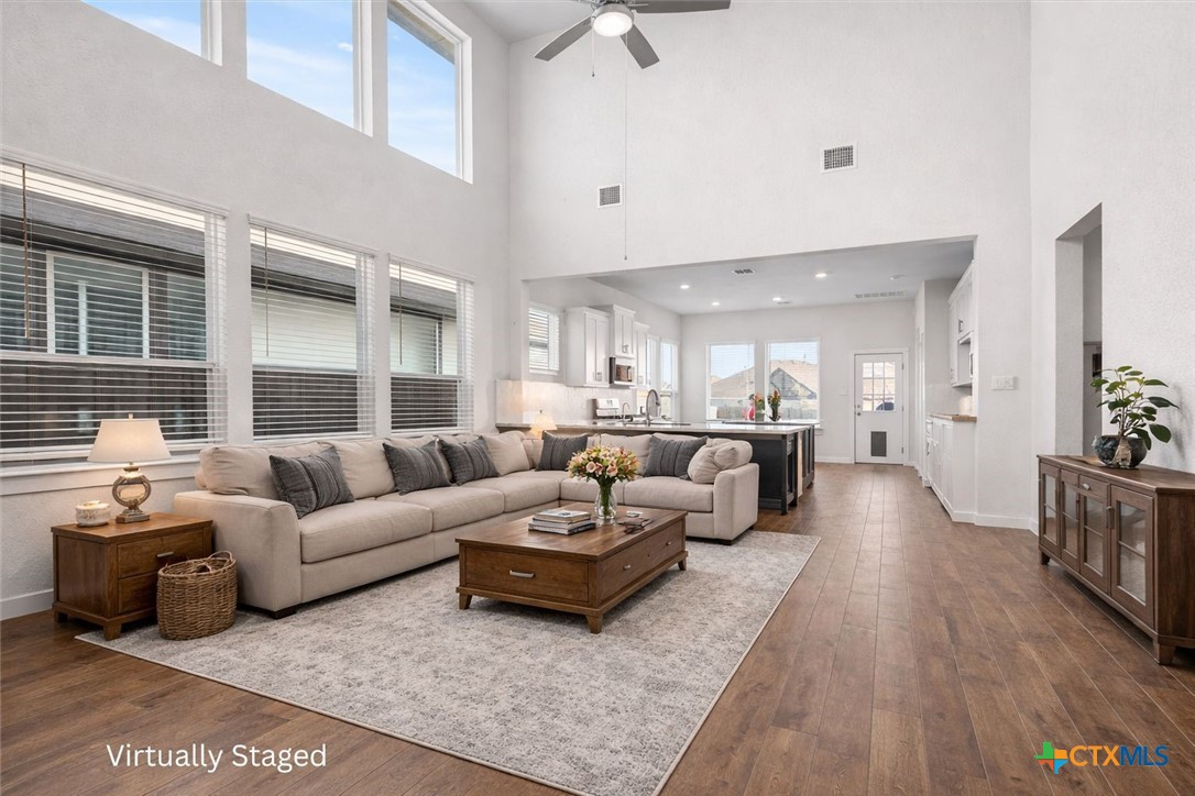 1027 Haystack New Braunfels, TX 78130 - Photo 3 of 24 Living room staged