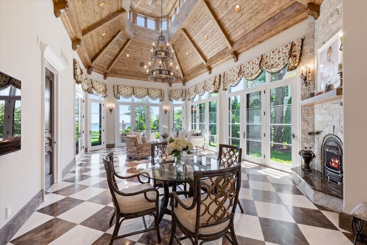319 Sheridan Road Winnetka, IL 60093 - Photo 28 of 81 a view of a dining room with furniture window and outside view