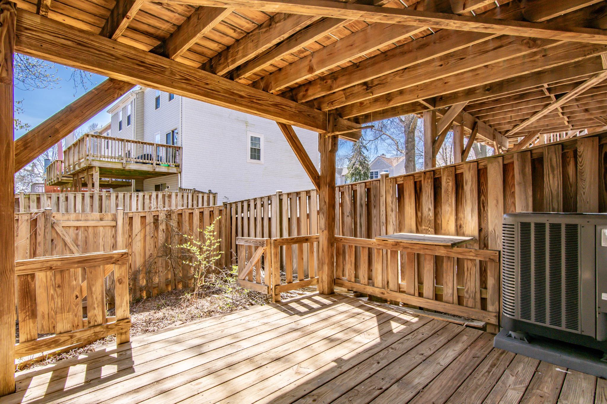 13993 Gunners Place Centreville, VA 20121 - Photo 40 of 43 a view of a wooden deck