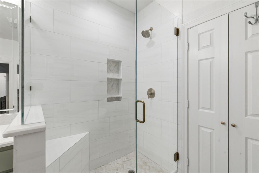 405 Zion Hill Road Weatherford, TX 76088 - Photo 24 of 38 Bathroom with a stall shower and vanity