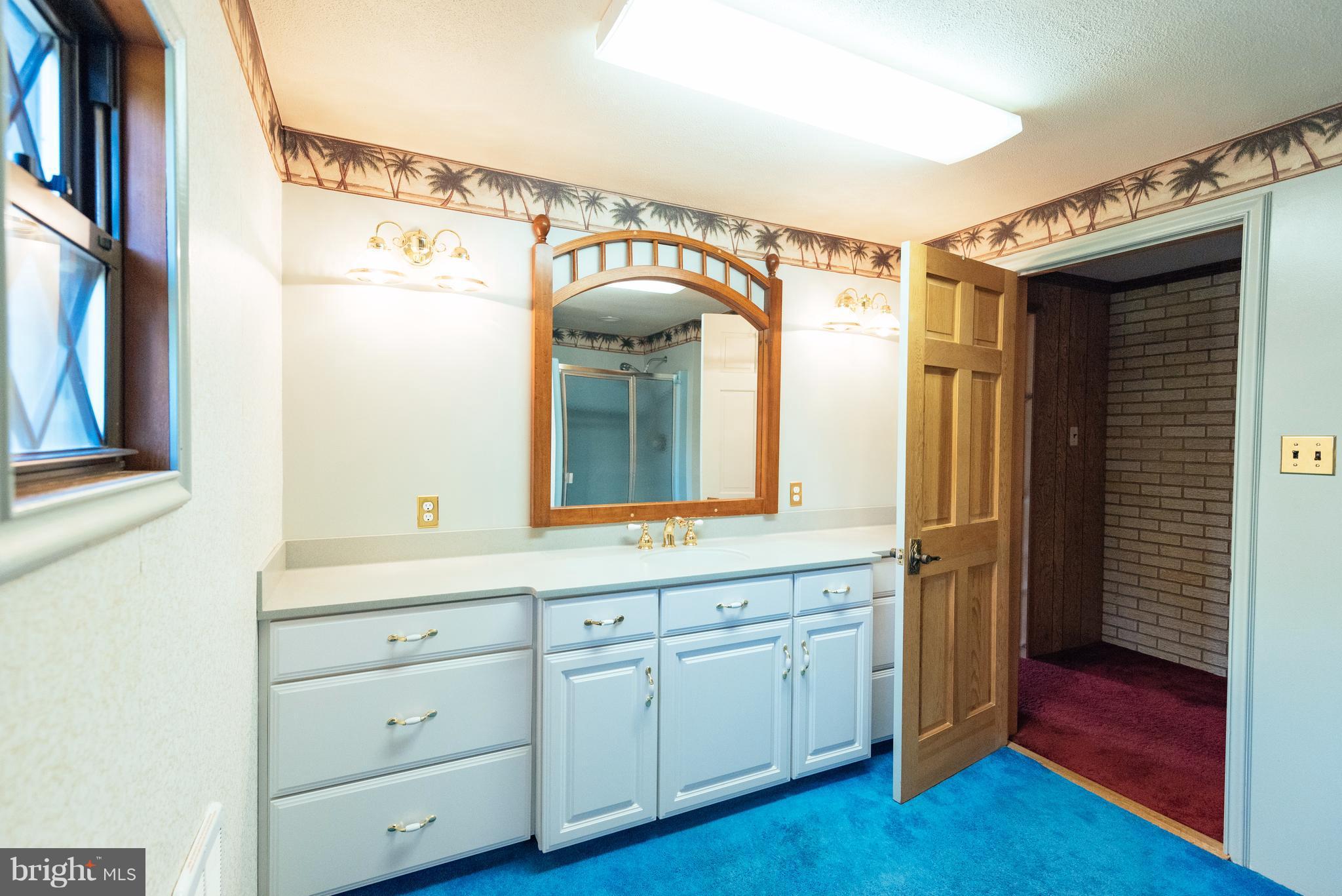 16600 York Road Monkton, MD 21111 - Photo 18 of 30 a spacious bathroom with a double vanity sink and a mirror