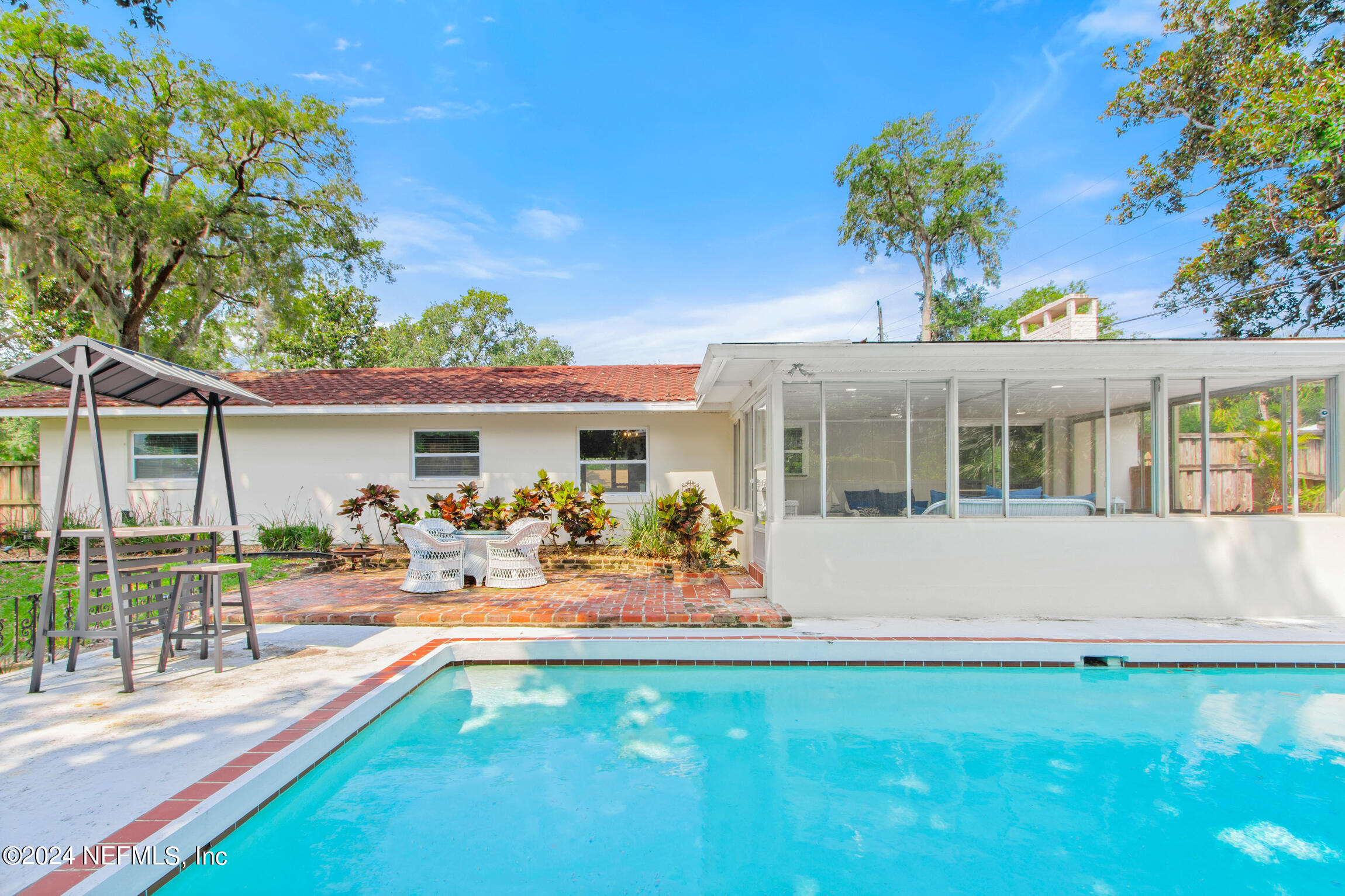 14 Park Terrace Drive St. Augustine, FL 32080 - Photo 21 of 42 a front view of house with yard and seating area