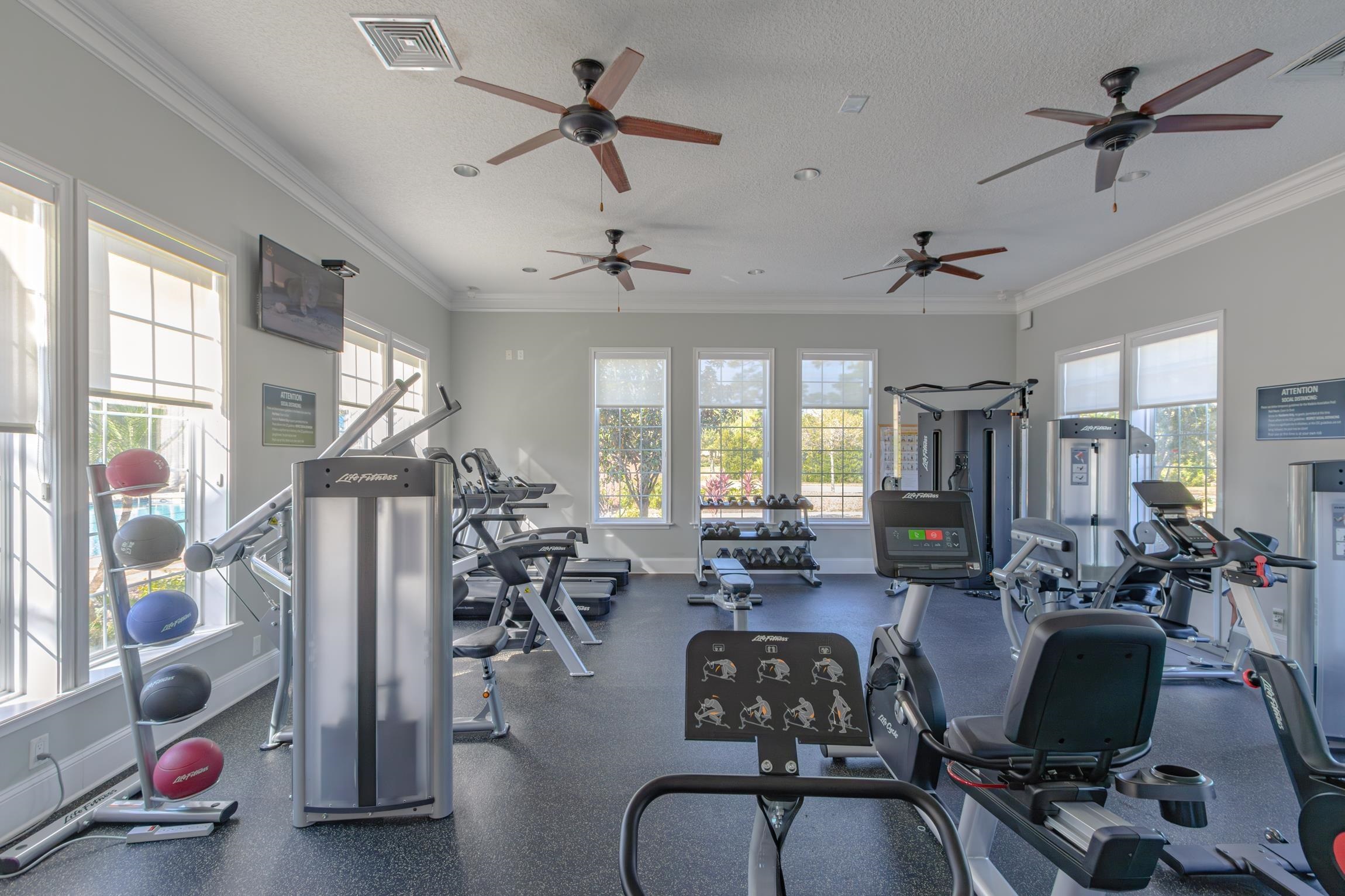 198 Paranza Trace St. Augustine, FL 32095 - Photo 17 of 23 a view of a room with gym equipment