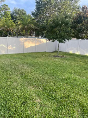 a view of a back yard