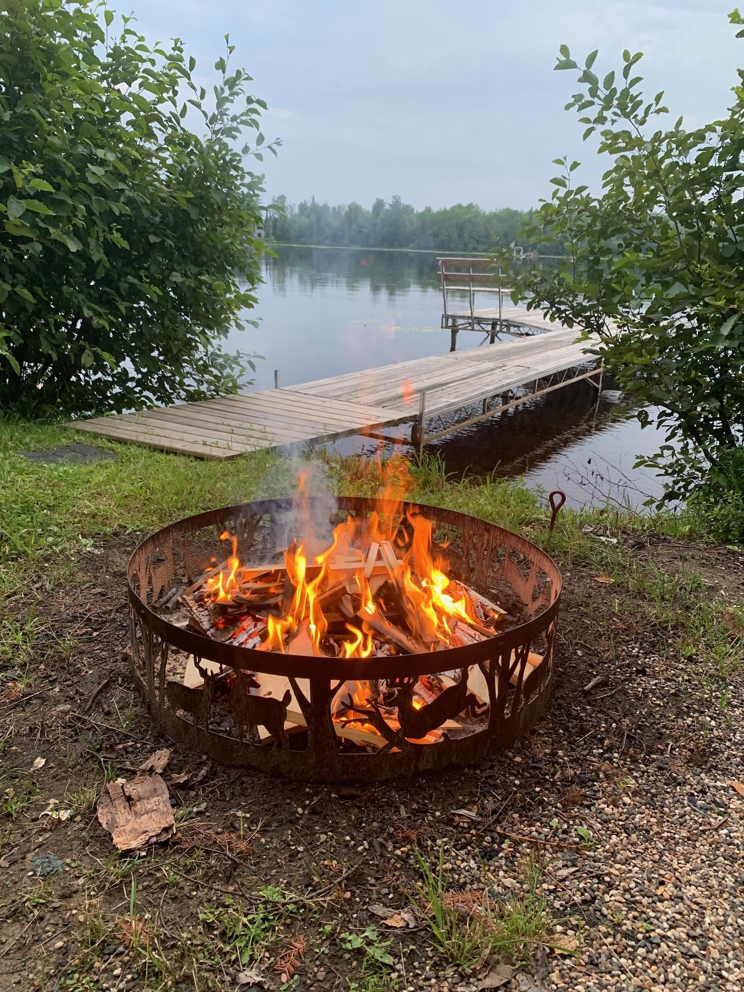 8639 South Strand Lake Road Cotton, MN 55724 - Photo 31 of 50 Firepit Next to the Lake and Sauna