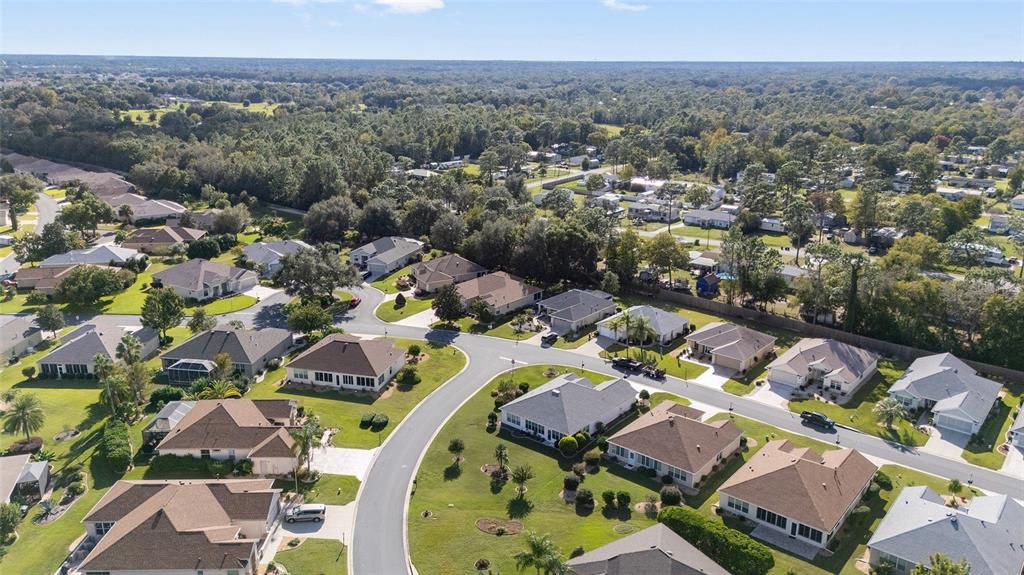 9019 Southeast 120th Loop Summerfield, FL 34491 - Photo 44 of 69 an aerial view of a house with a outdoor space