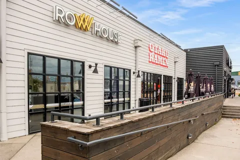 a view of water fountain with the balcony