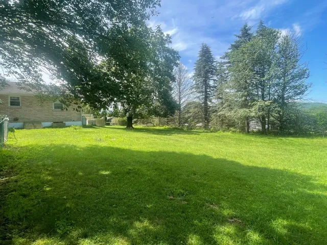 a view of a green field